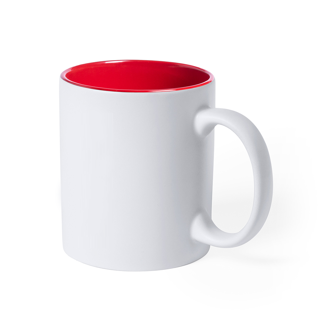 Tasse Wei&#223;  - Rot